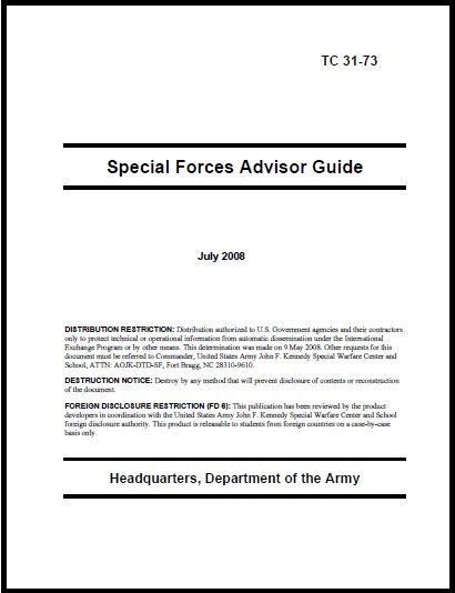 Special Forces Advisor Guide